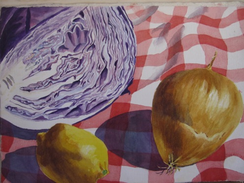 Aquarell, 1983,
60 x 42
